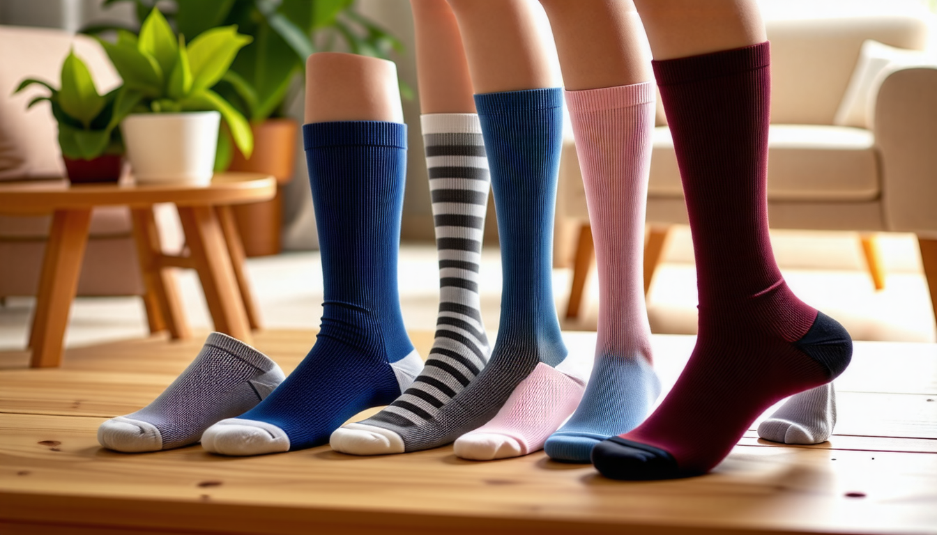 découvrez notre sélection des meilleures chaussettes de compression pour soulager efficacement les varices. alliez confort et style tout en améliorant votre circulation sanguine. idéales pour les longues journées au travail ou les activités sportives, nos chaussettes vous offrent le soutien dont vous avez besoin.