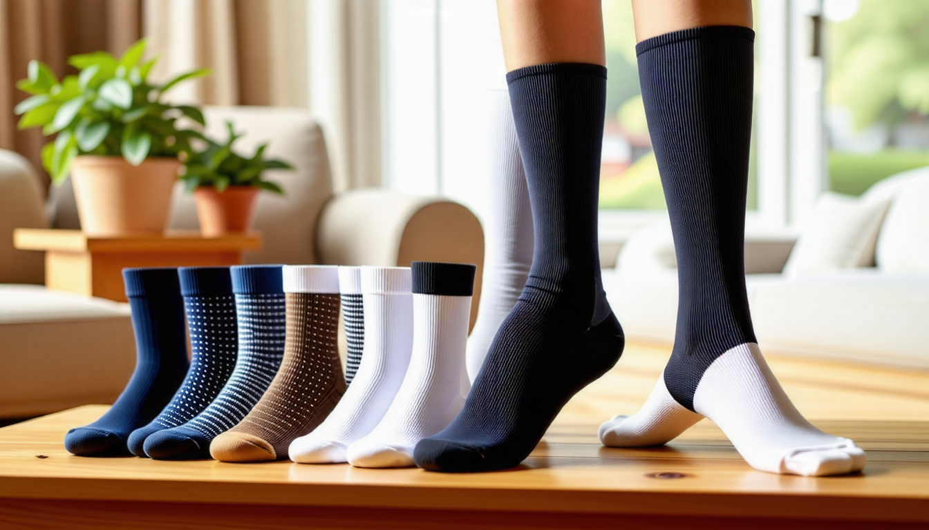 découvrez notre sélection des meilleures chaussettes de compression conçues pour soulager efficacement les varices. améliorez votre circulation sanguine tout en profitant d'un confort optimal au quotidien. idéales pour le sport, le travail ou les voyages, ces chaussettes allient style et bien-être.